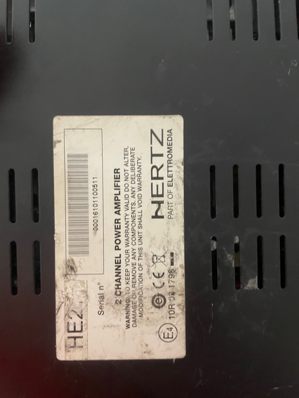 Авто усилитель Herz HE2